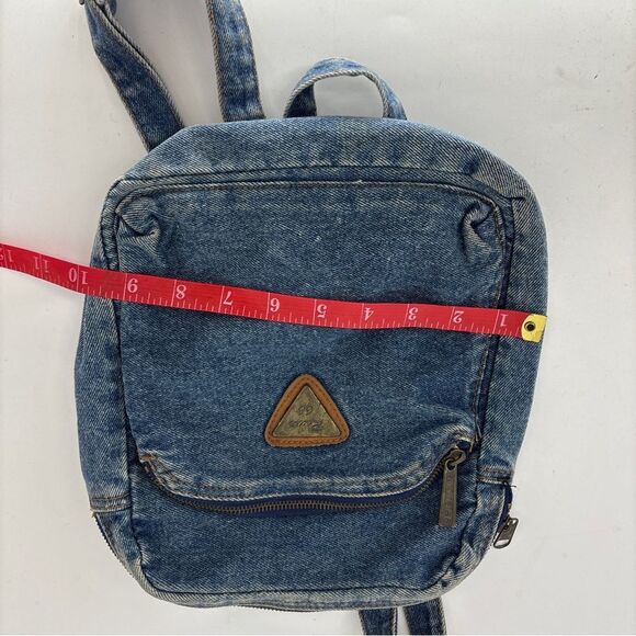 Vintage 90's DENIM BACKPACK Route 66 Stonewashed Mini Backpack - Picture 8 of 8